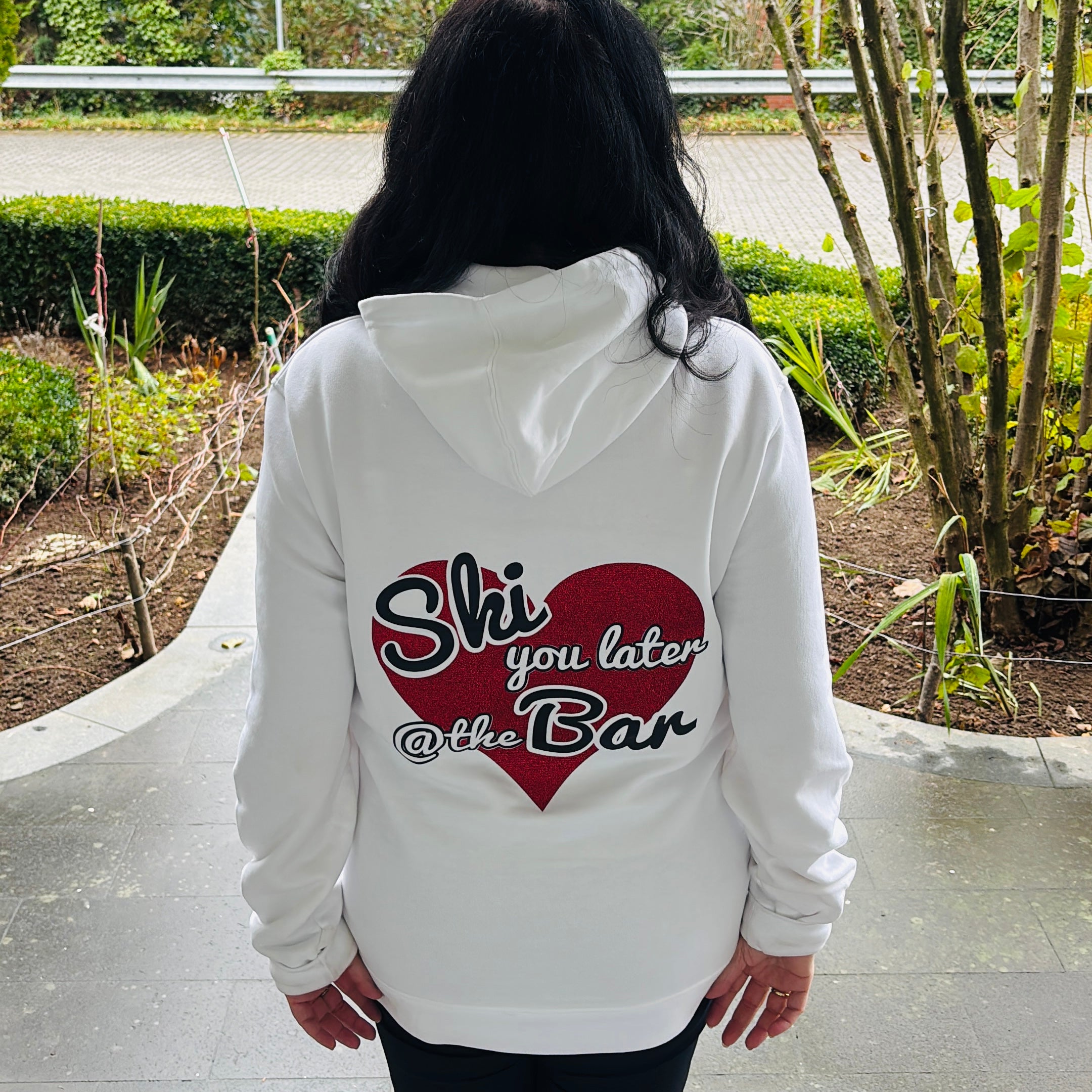 Ski you later Hoodie mit Herz