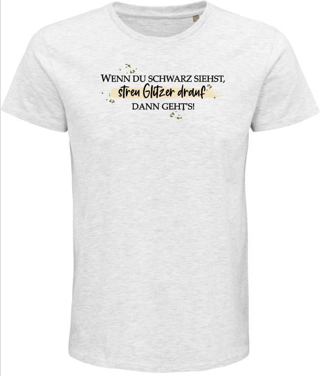 Glitzershirt Mann