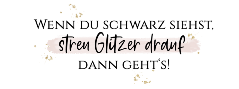 Streu Glitzer Drauf